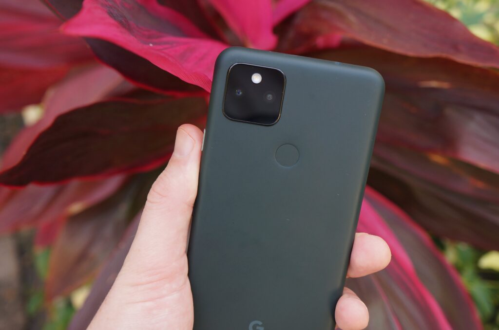 Pixel 5a rear hold