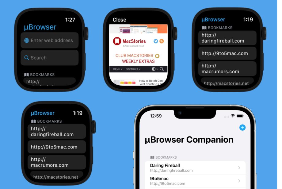 browser app for Apple Watch