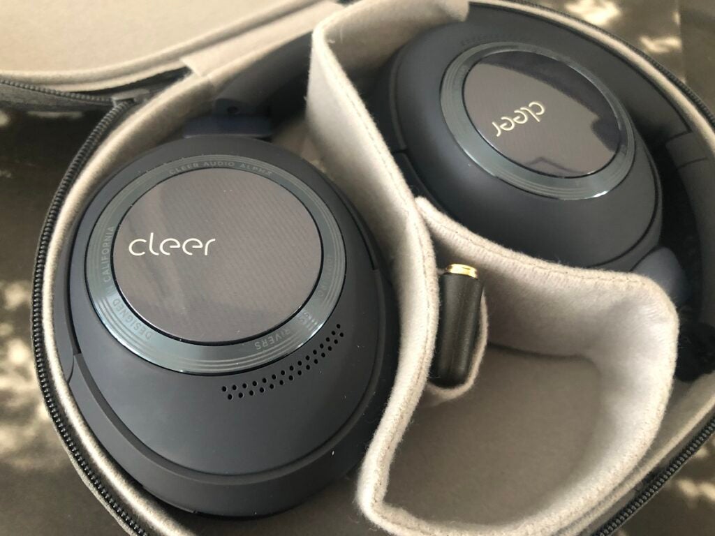 Cleer Audio Alpha in case