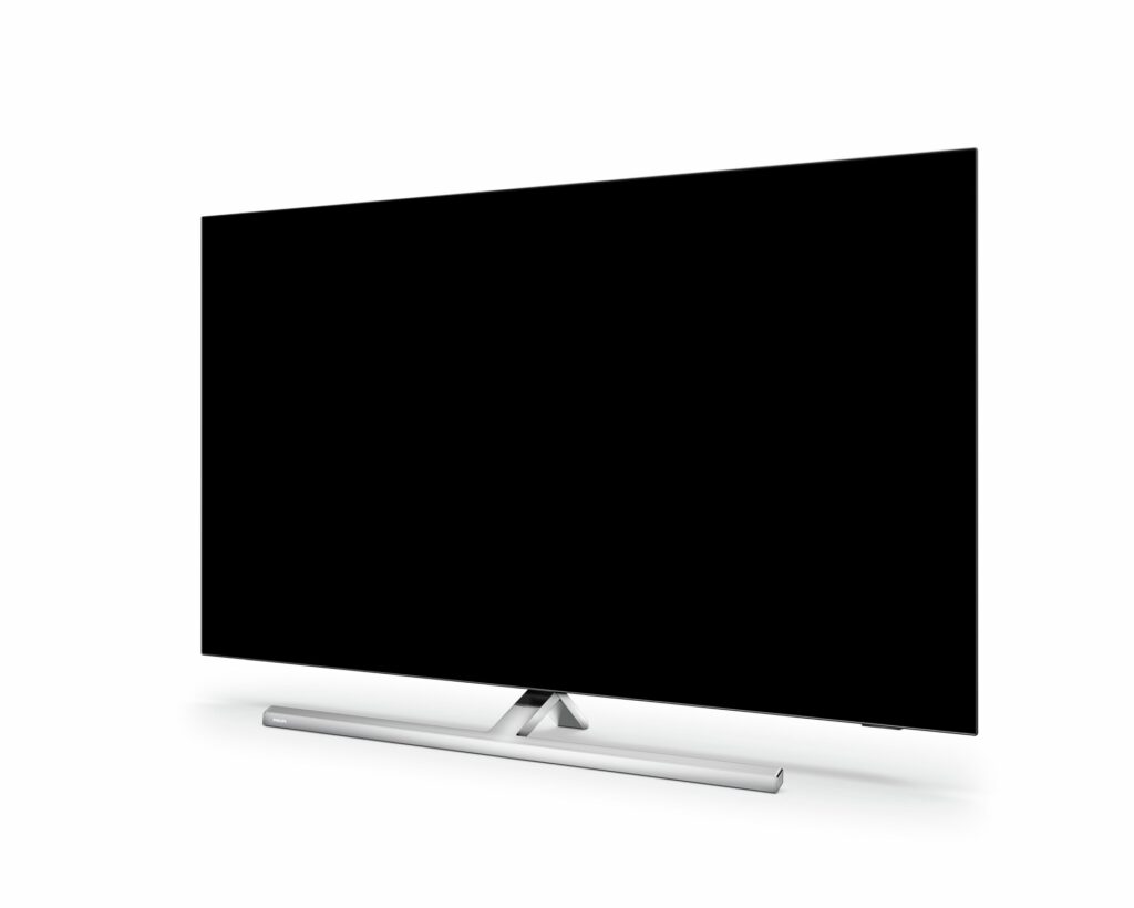 Philips OLED807 OLED837 TV on white background