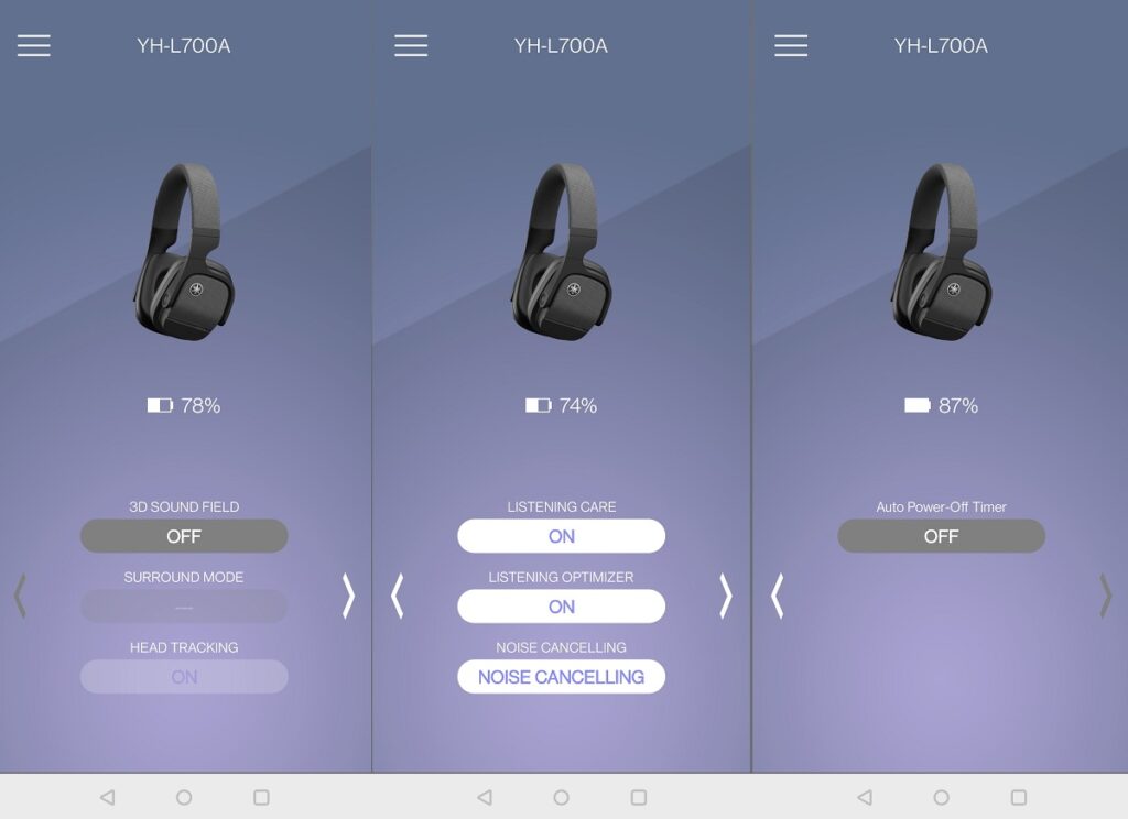 Yamaha Headphones Controller app