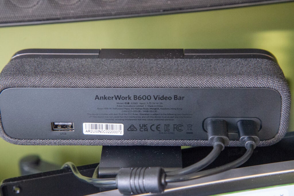 AnkerWork B600 Video Bar ports