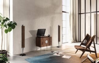 Beolab 18 speakers with Beogram 4000c turntable
