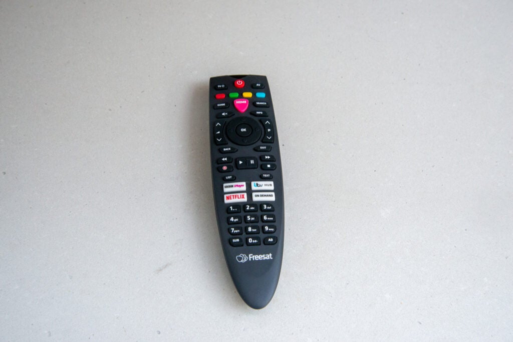 Freesat 4K TV Box (Non-recordable) remote control