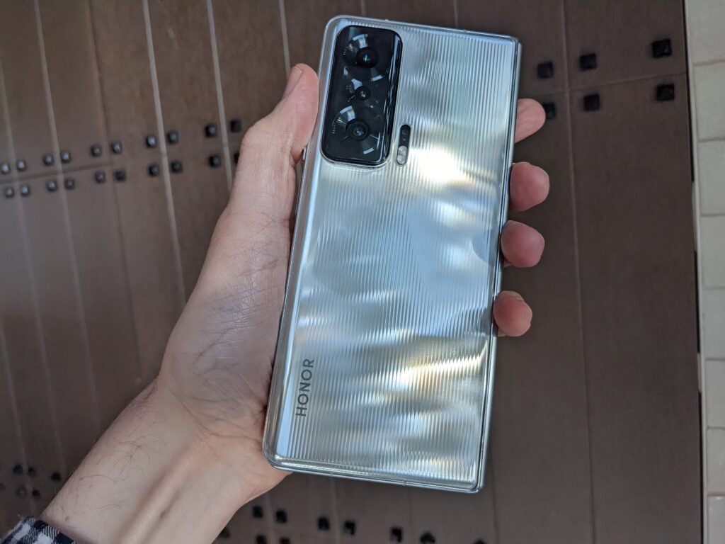 Closed image of Honor Magic V with rear cameras