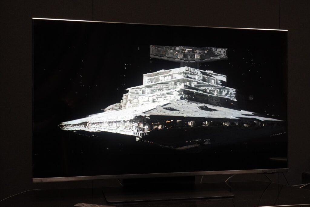 Samsung QN90A playing Rogue One