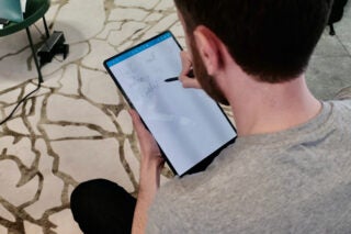 Samsung Galaxy Tab S8 Ultra drawing sample