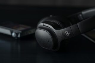 final UX3000 ANC headphones picture against black background