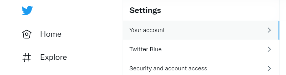 Click Your Account