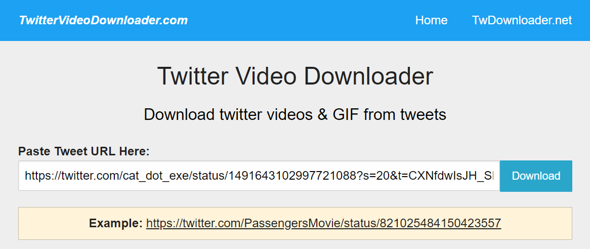 how to download videos from twitter step 5