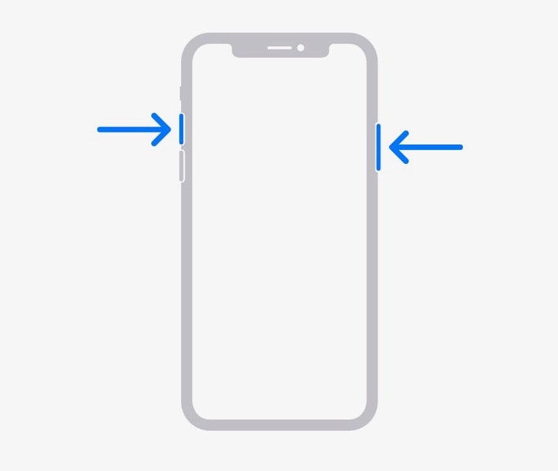 iPhone Face ID screenshot diagram