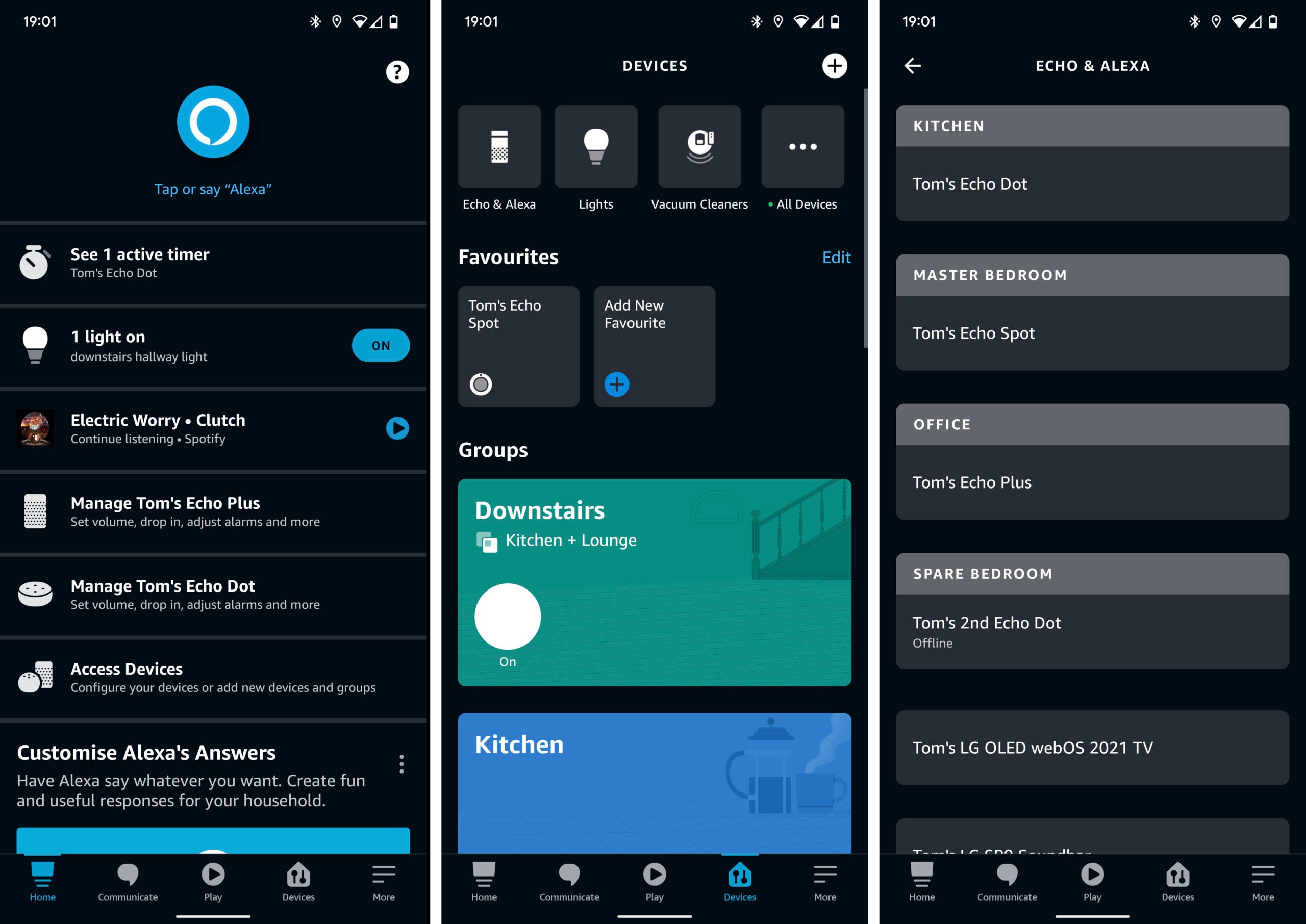 Alexa App enable Bluetooth