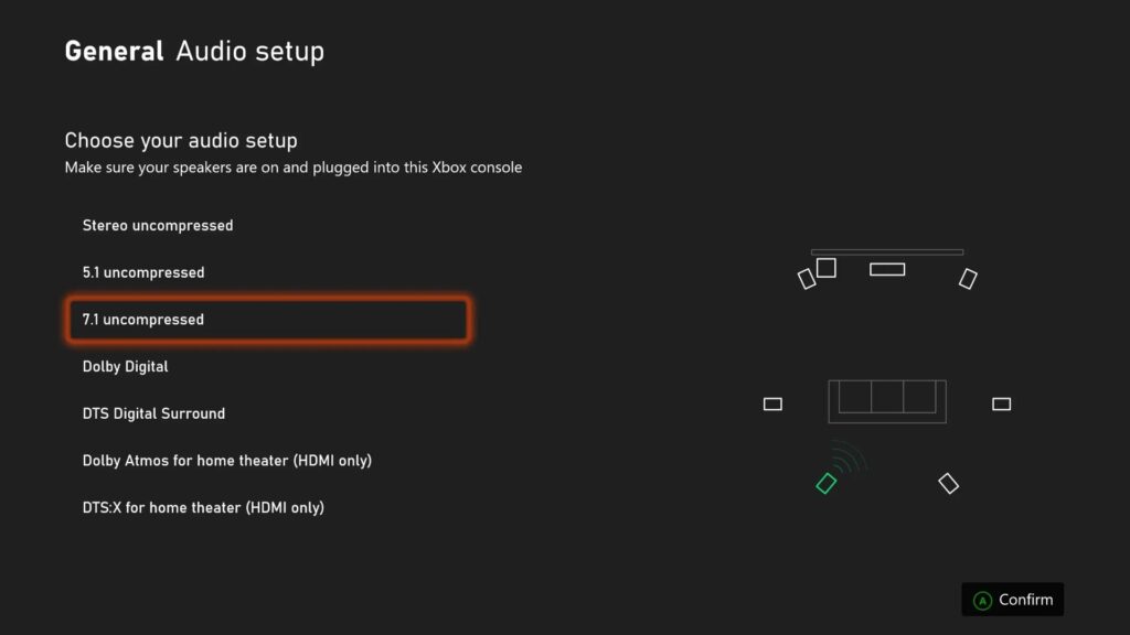 New Xbox Audio Setup Wizard