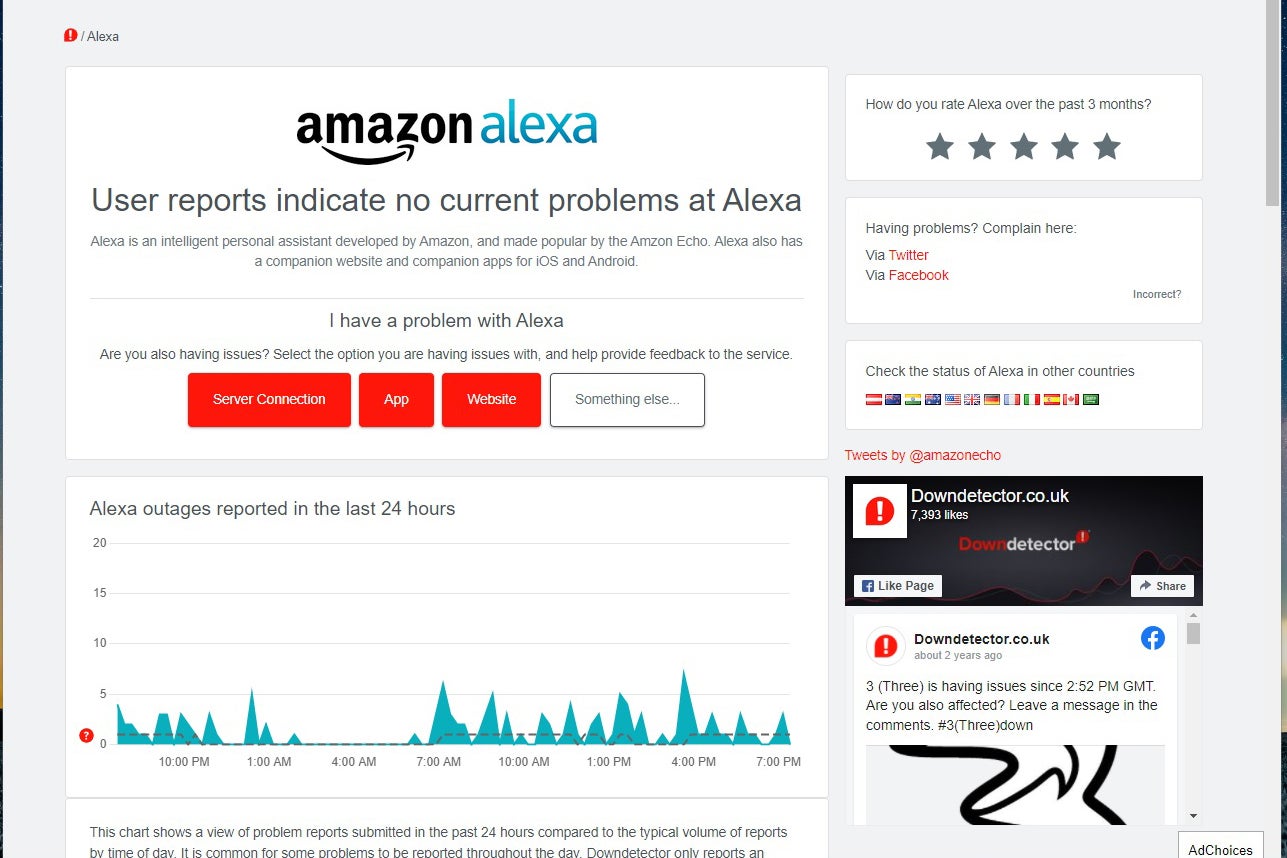 Is Alexa down?