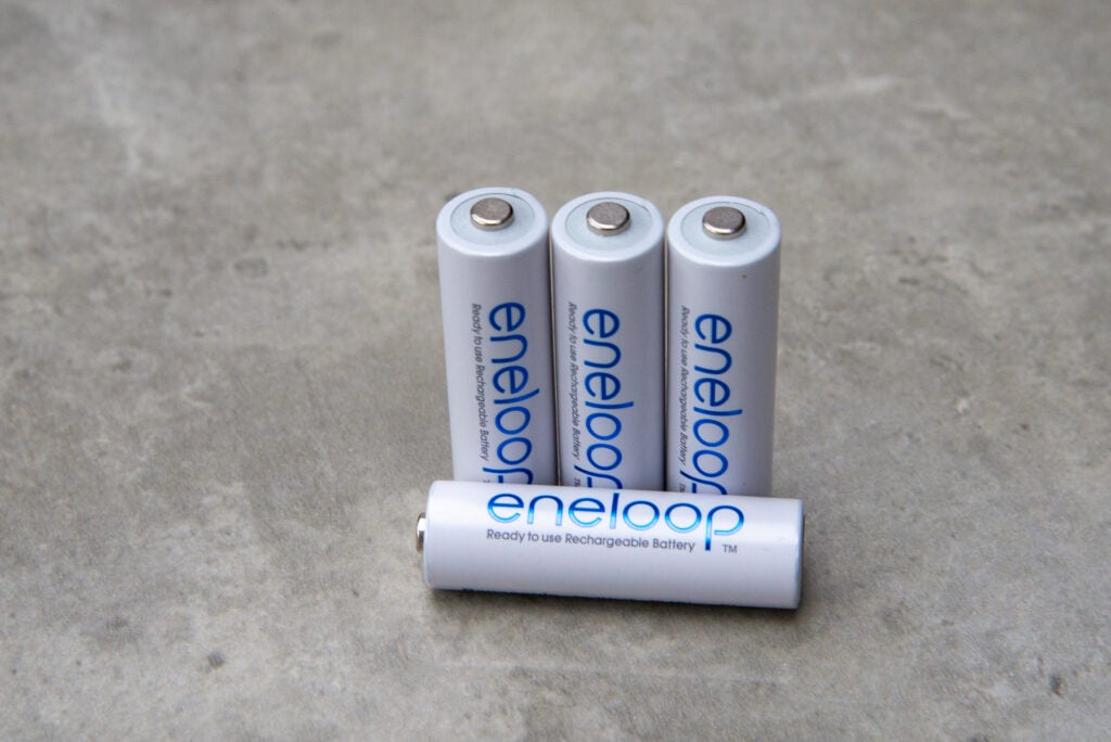 Eneloop AA one battery lying down