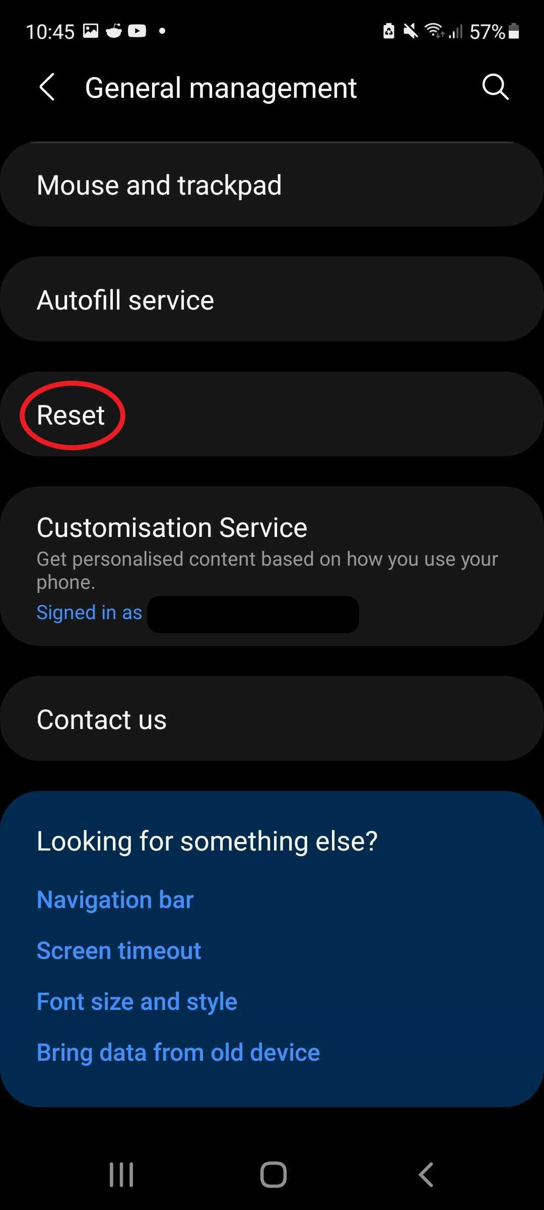 Samsung-Reset