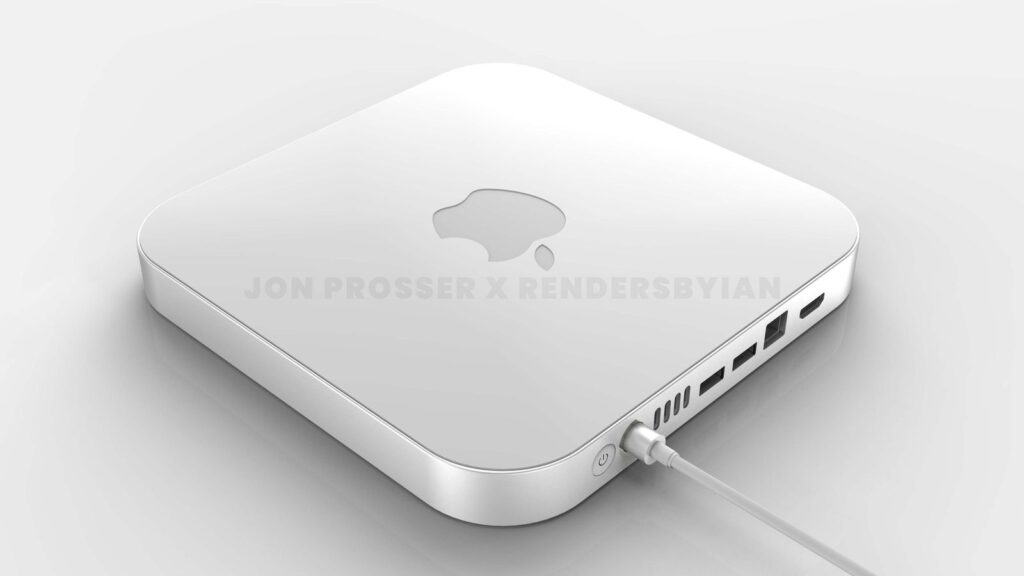 Jon Prosser renders of the potential Mac Mini 2022