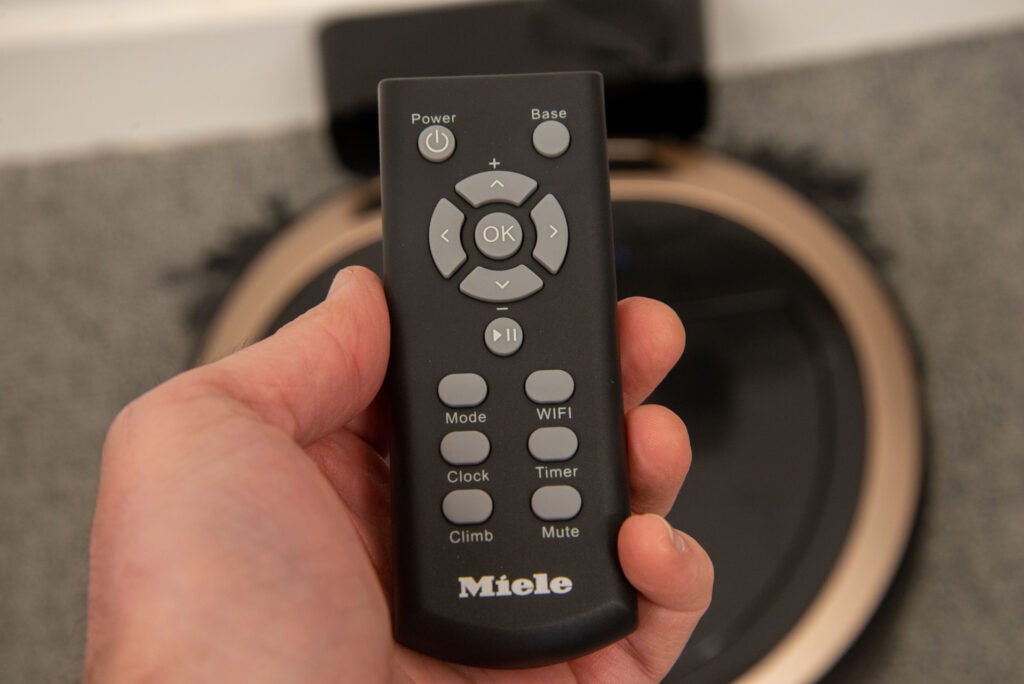Miele Scout RX3 Home Vision HD remote