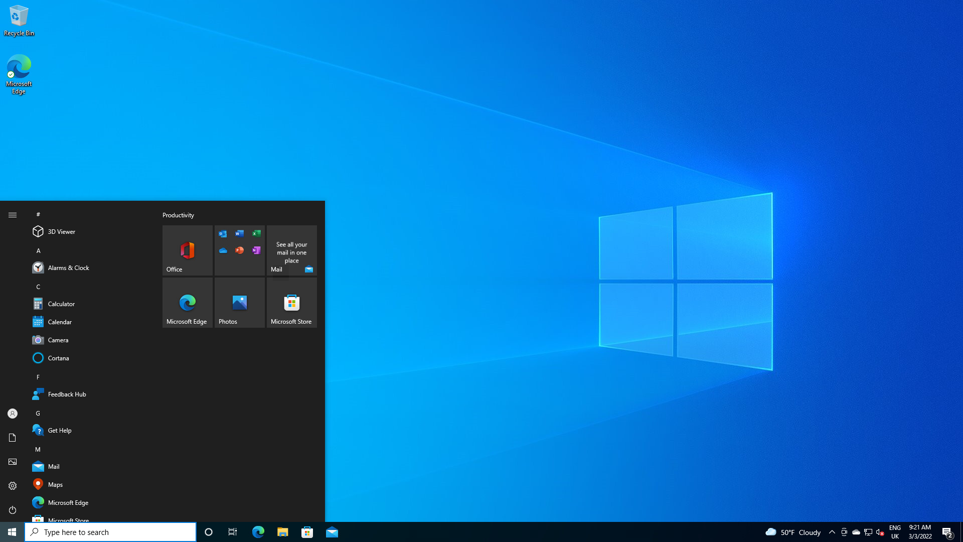 Windows Start menu