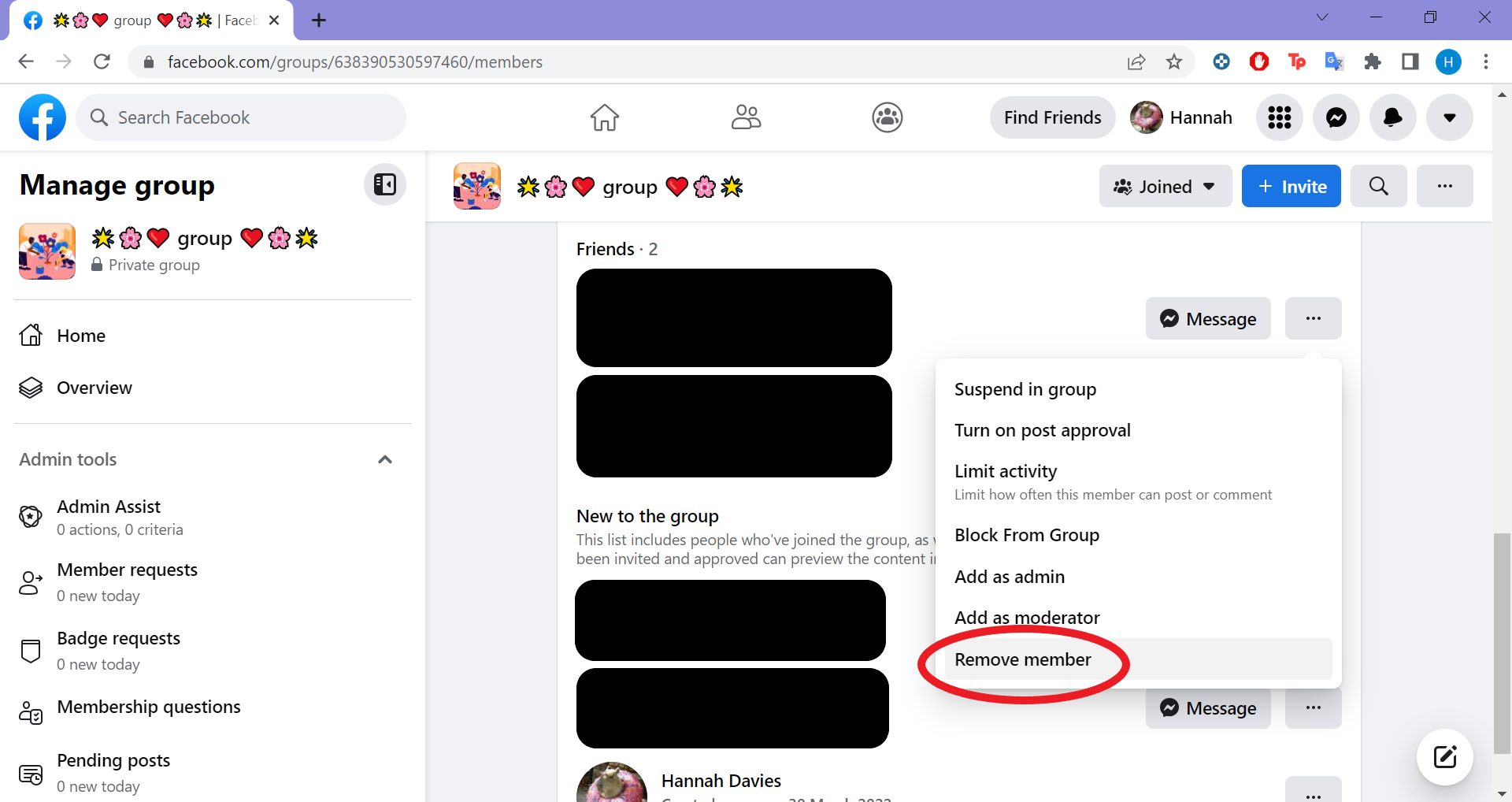 remove facebook group member