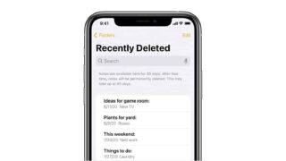 iPhone iOS Notes deleted recover