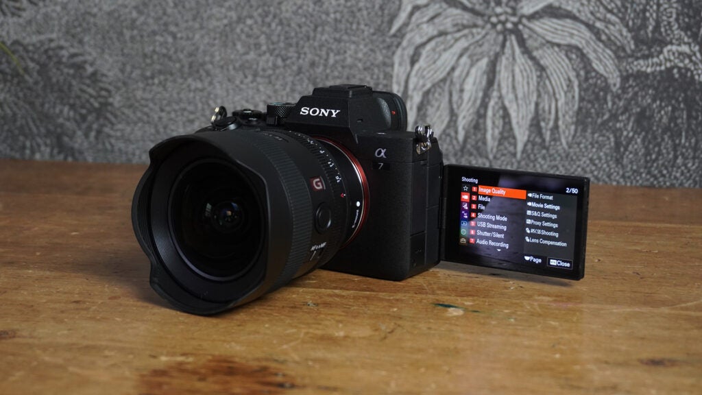 sony a7 iv front with screen