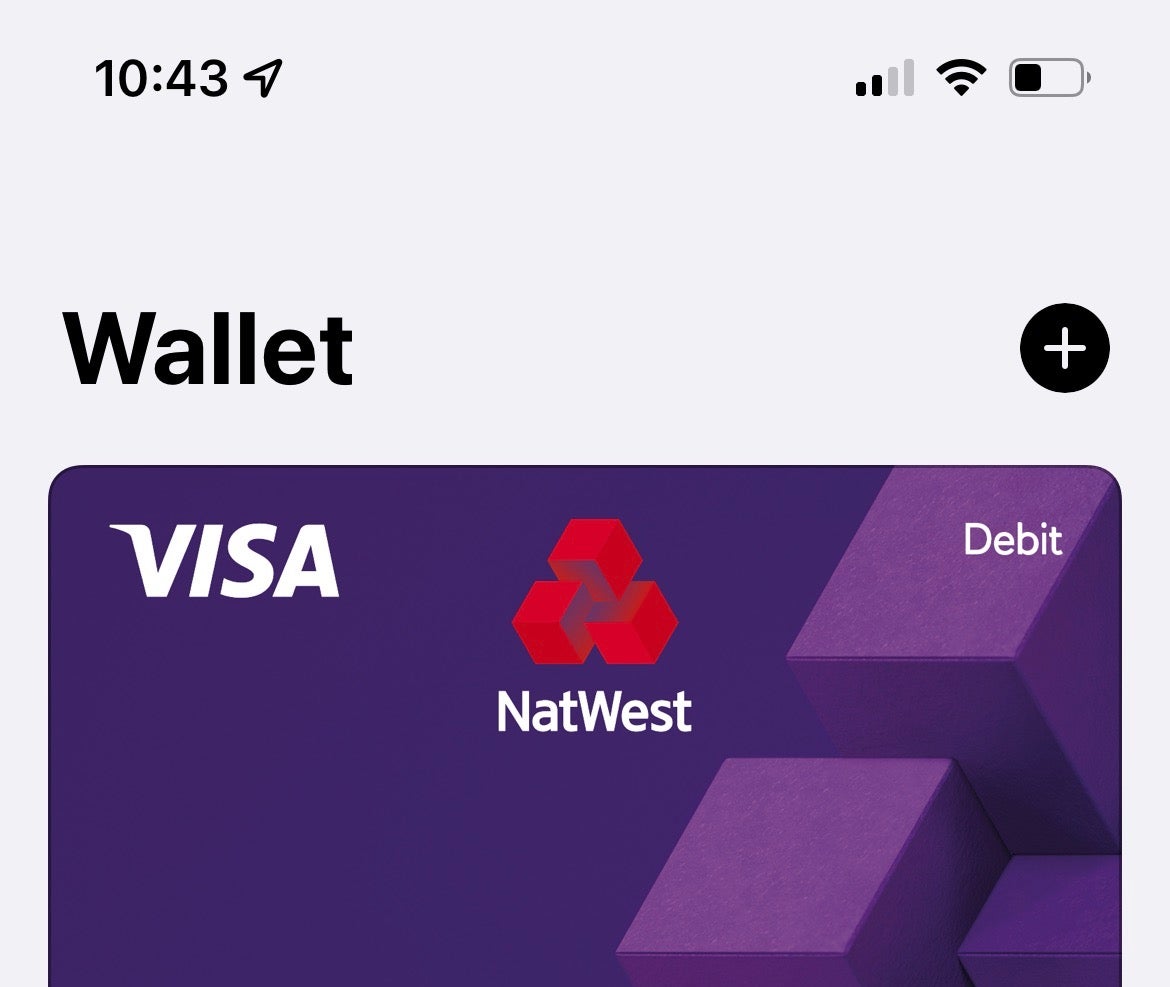 Apple Pay Wallet add card