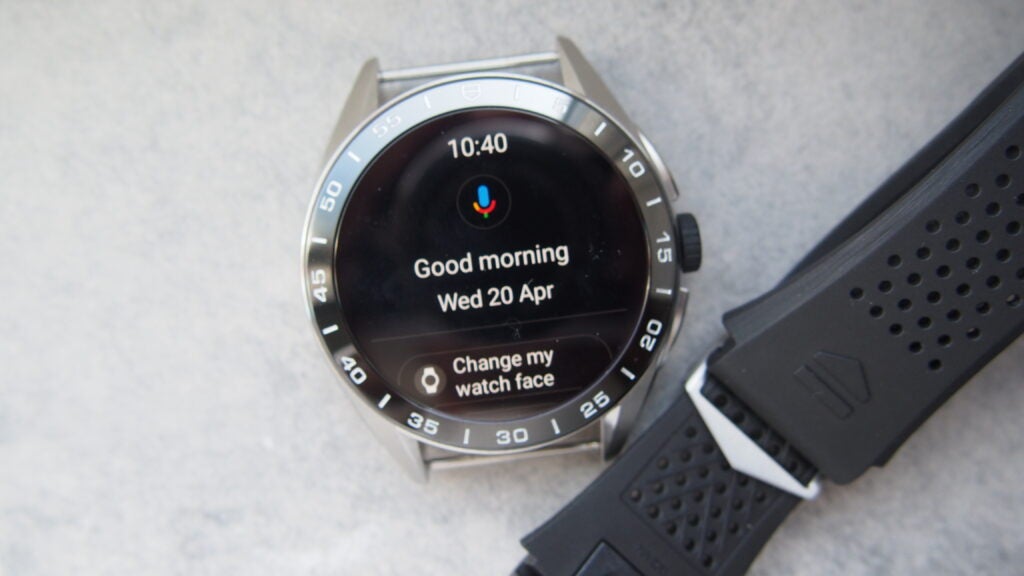 Google assistant on the One of the Tag Heuer Connected Calibre E4