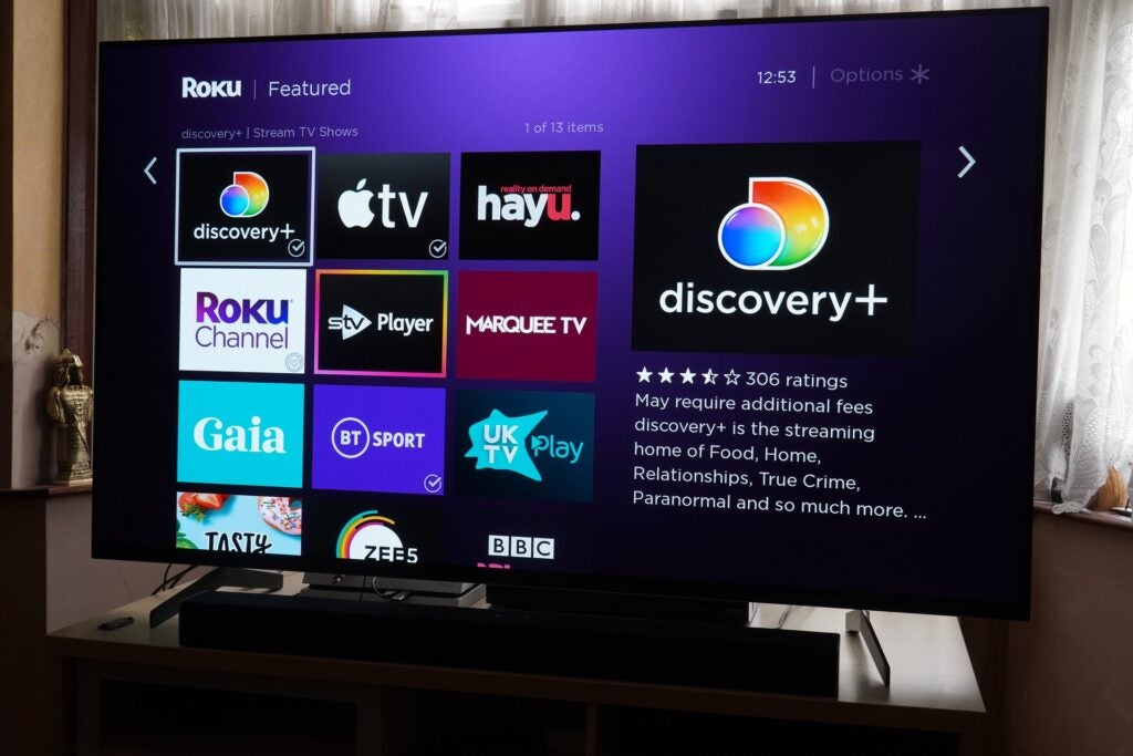 Roku Streaming Stick 4K curation of apps