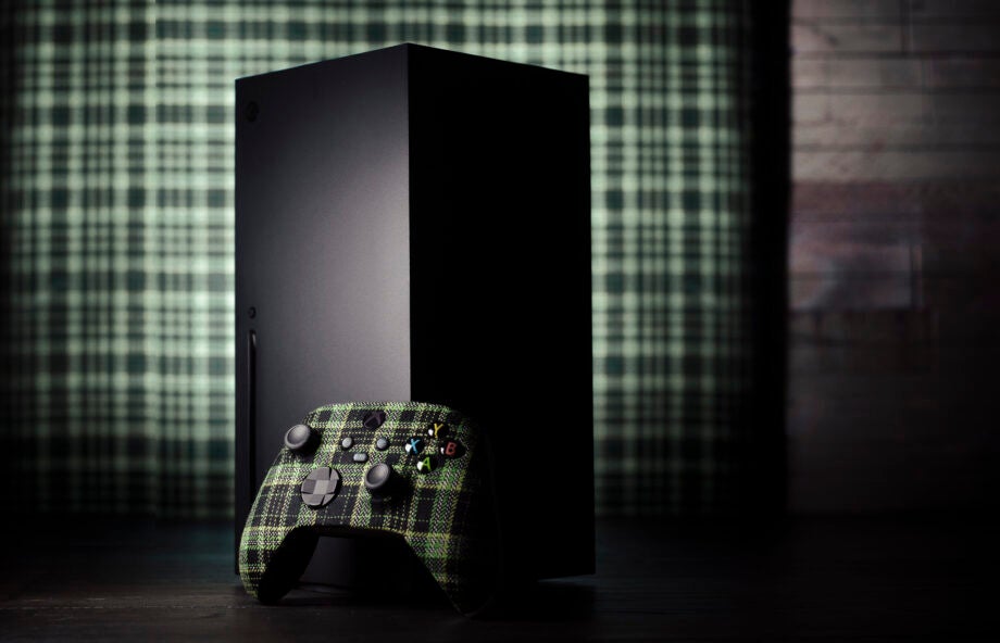 Xbox tartan controller super rare super Scottish
