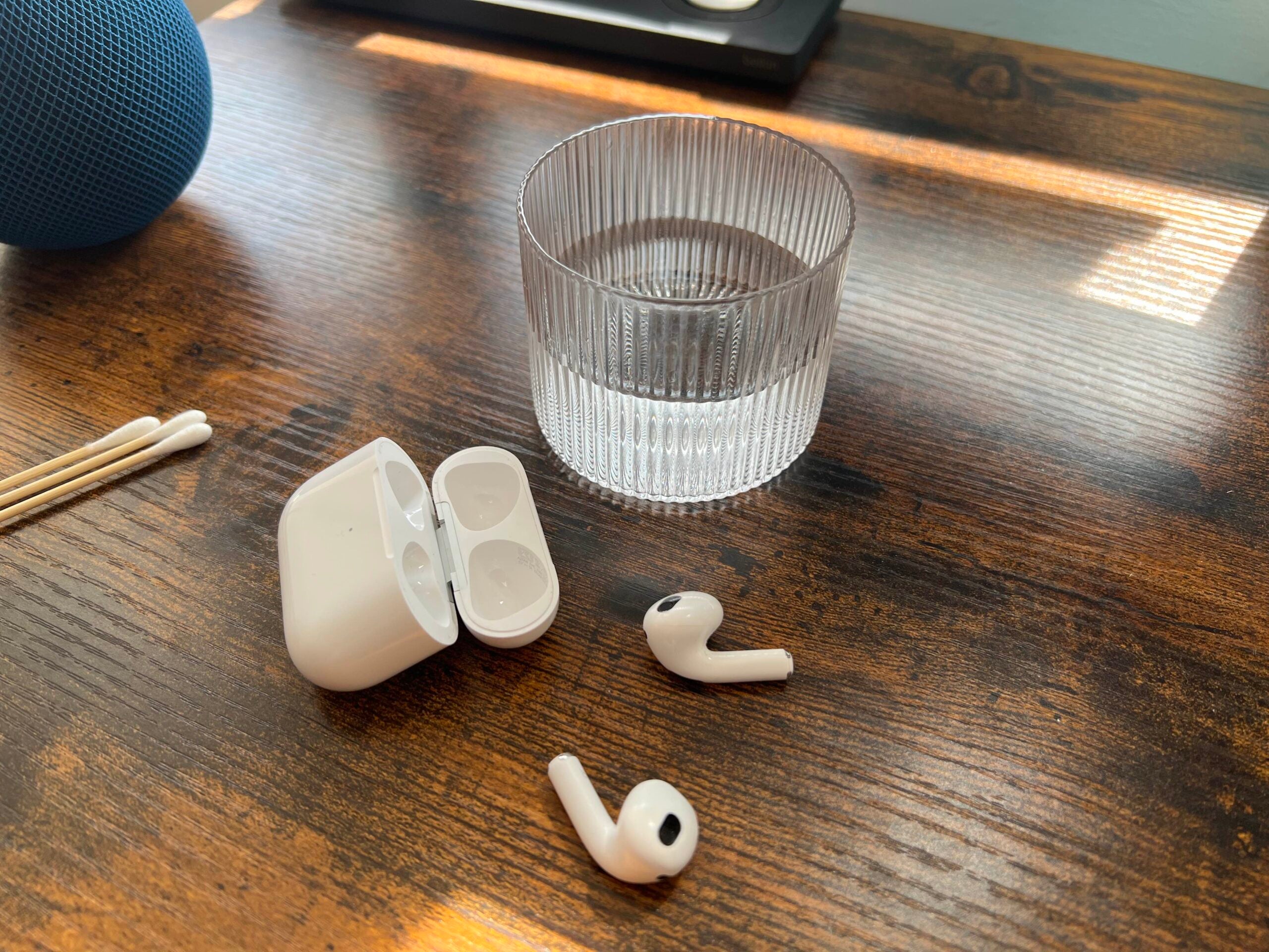 AirPods Cleaning Add some moisture