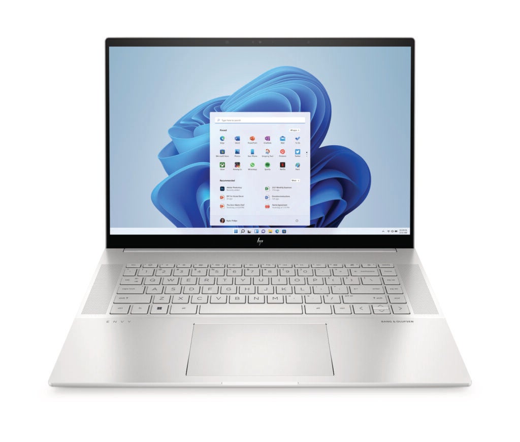 The HP Envy 16-inch laptop 