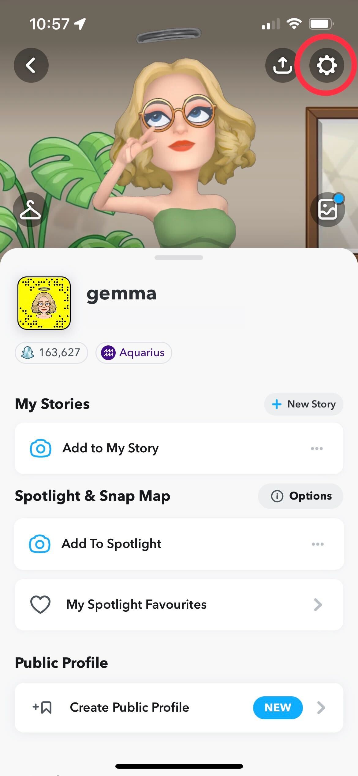 Take a look at your Bitmoji page