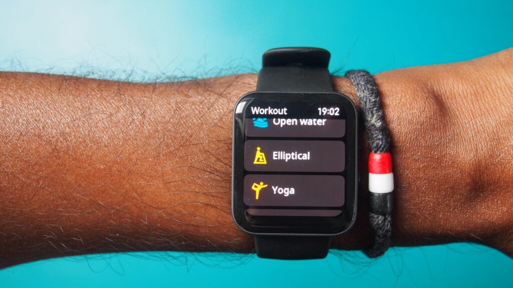 The workout modes on the Poco Watch
