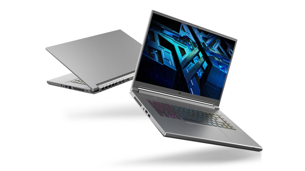The Predator Triton 300 SE laptop in a press image