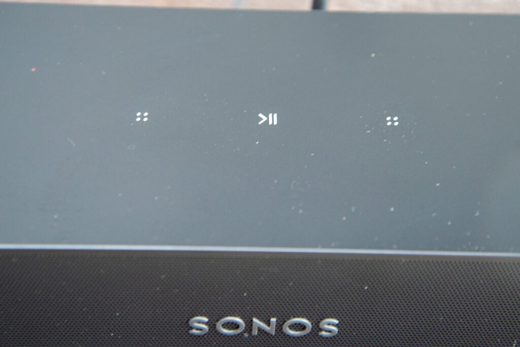 Controles de Sonos Ray
