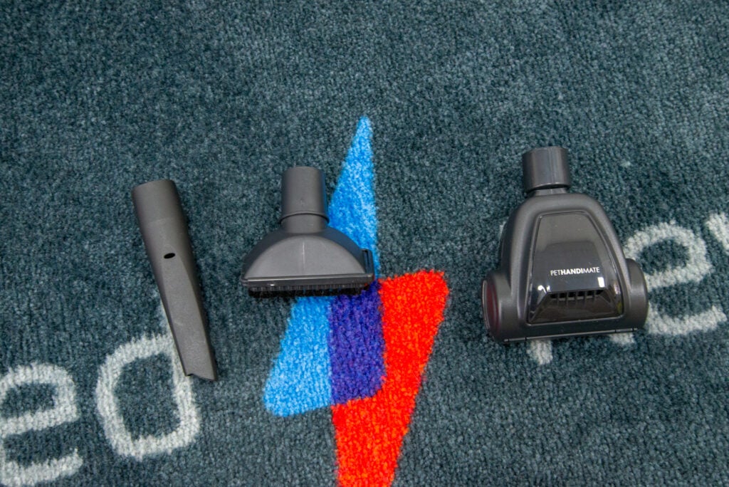 Vacmaster Captura accessories on carpet