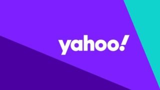 The purple and white Yahoo logo NEW