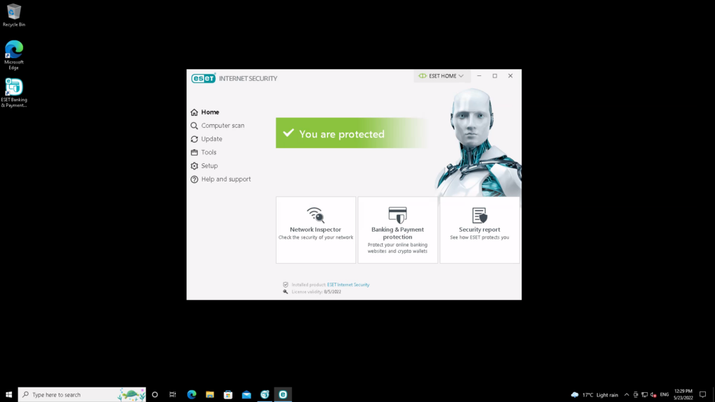 Screenshot of ESET Internet Security