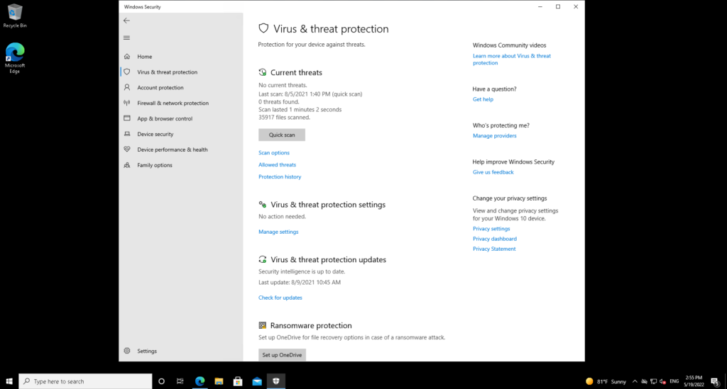 Microsoft Defender Antivirus Review - Trusted Reviews