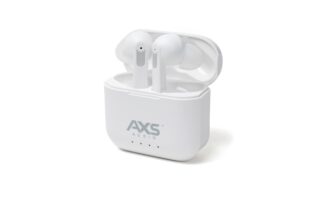 AXS Audio earbuds white