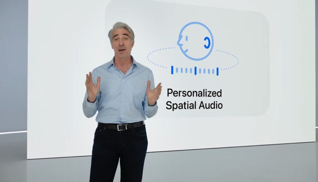 Apple personalised spatial audio