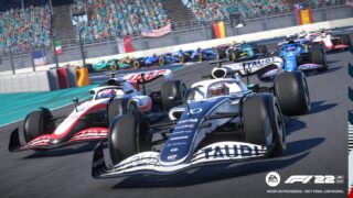 The F1 2022 game from EA and Codemasters