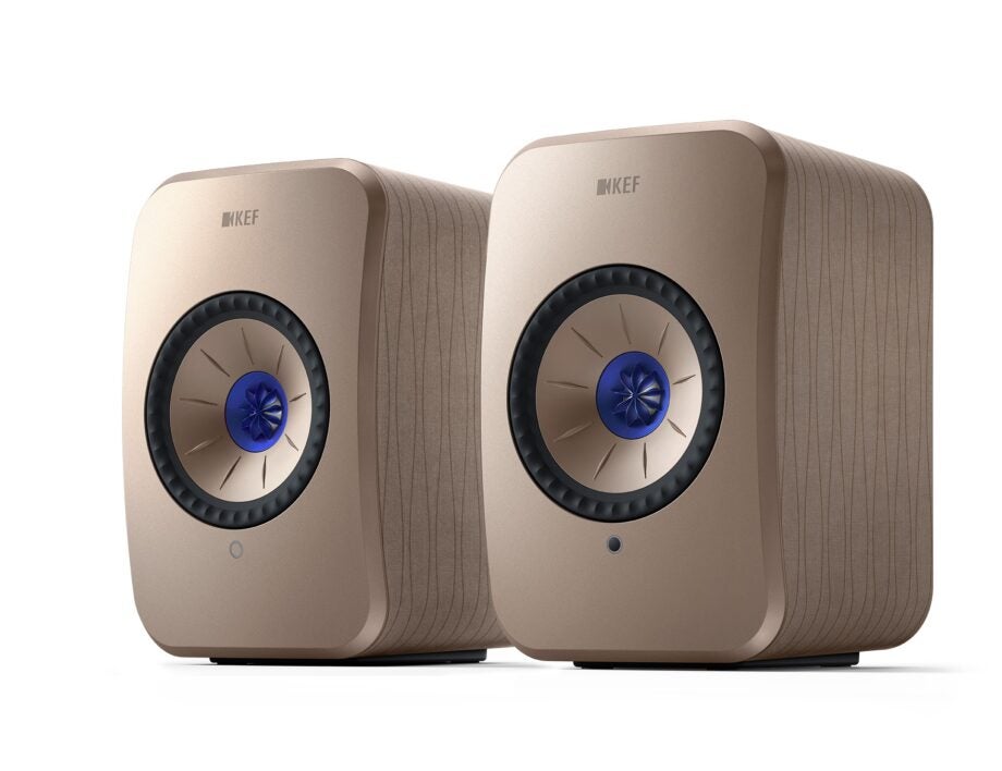 KEF LSX II front in pair soundwave edition