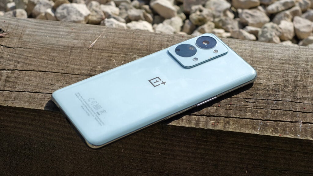 The OnePlus Nord 2T's back and cameras