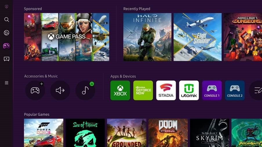 The Xbox App on Samsung TVs