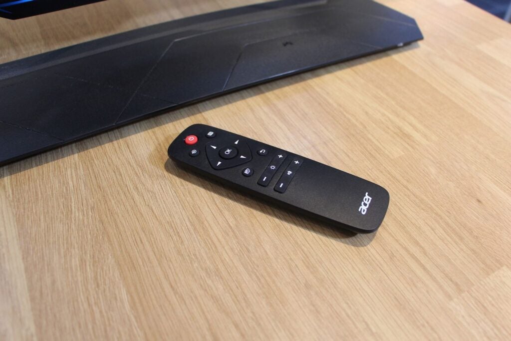 Remote control for Acer monitor
