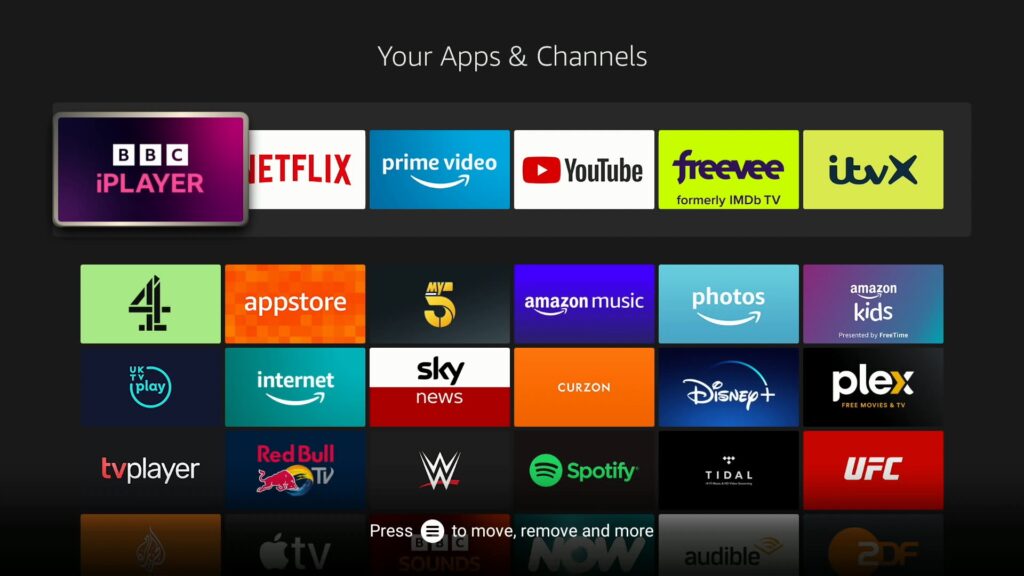 Fire TV 4K Max apps