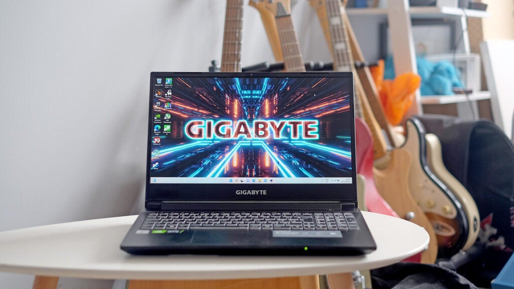 The Gigabyte G5 gaming laptop