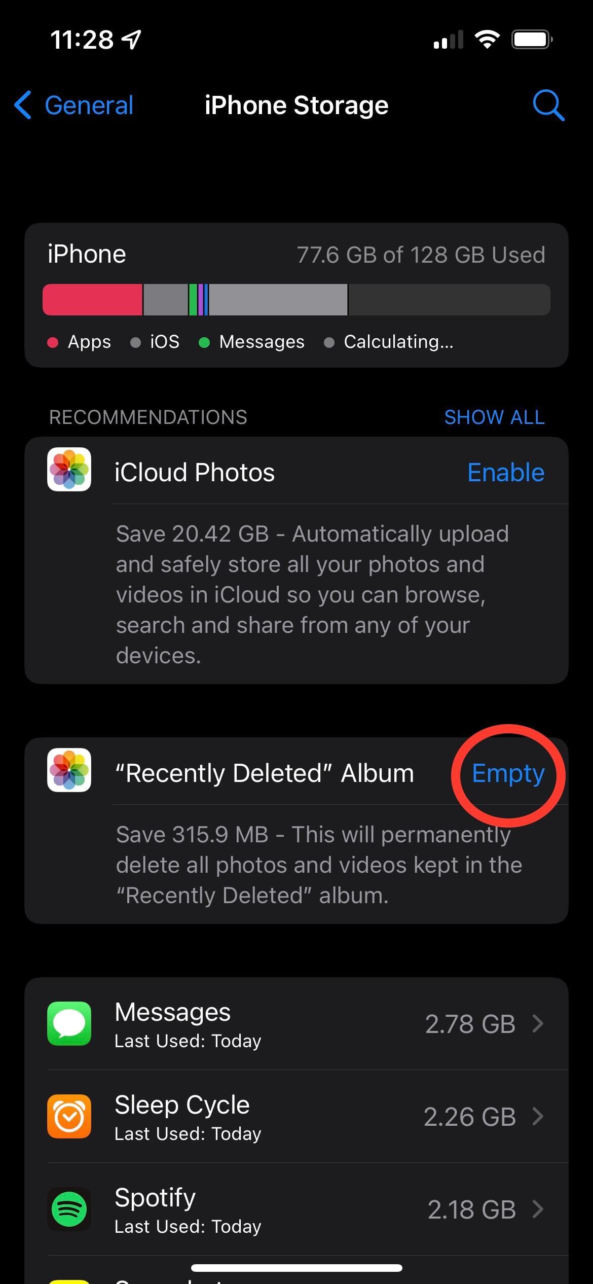 Delete photos How to clear storage on iPhone